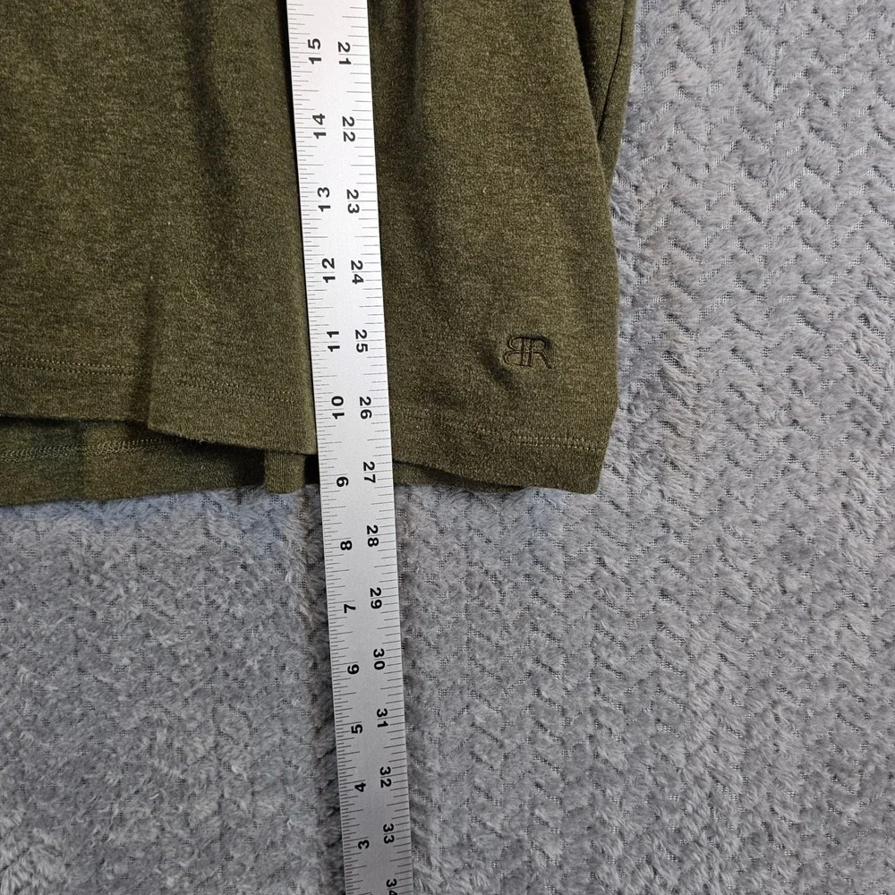 Banana Republic Mens XL Polo Shirt Olive Green Heather Short Sleeve 1588968 SP25